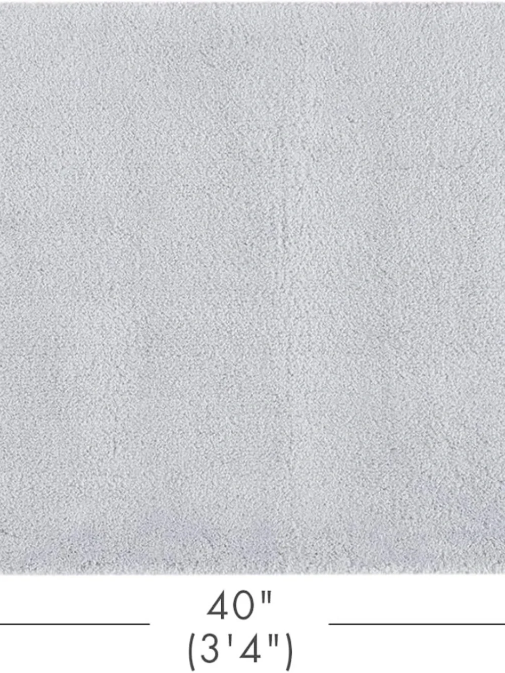 Madison Park Gray Signature Marshmallow Bath Rug | 24